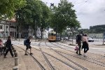 Historic streetcars in Porto